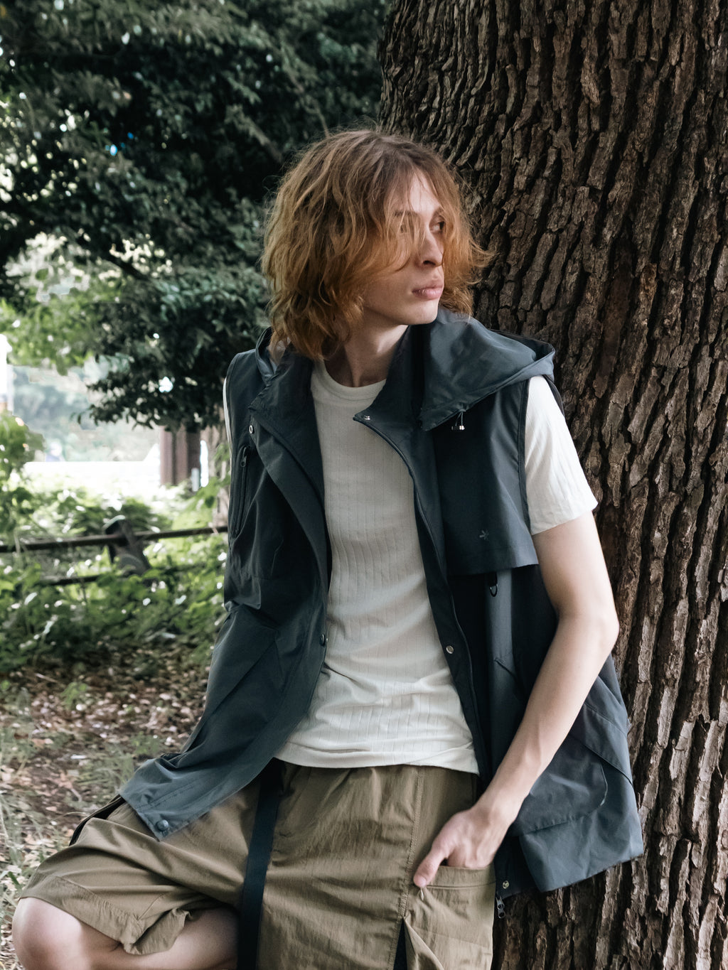 Detachable Hood Utility Vest