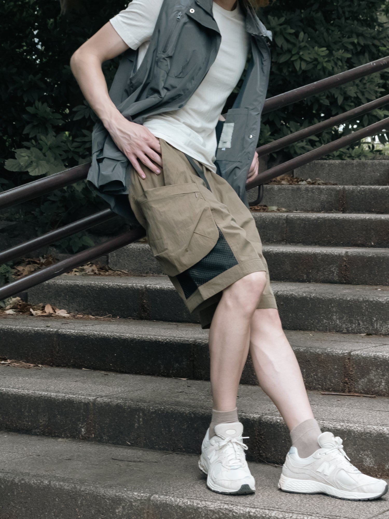 Mesh Pocket Tactical Shorts Pants