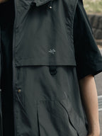 Detachable Hood Utility Vest