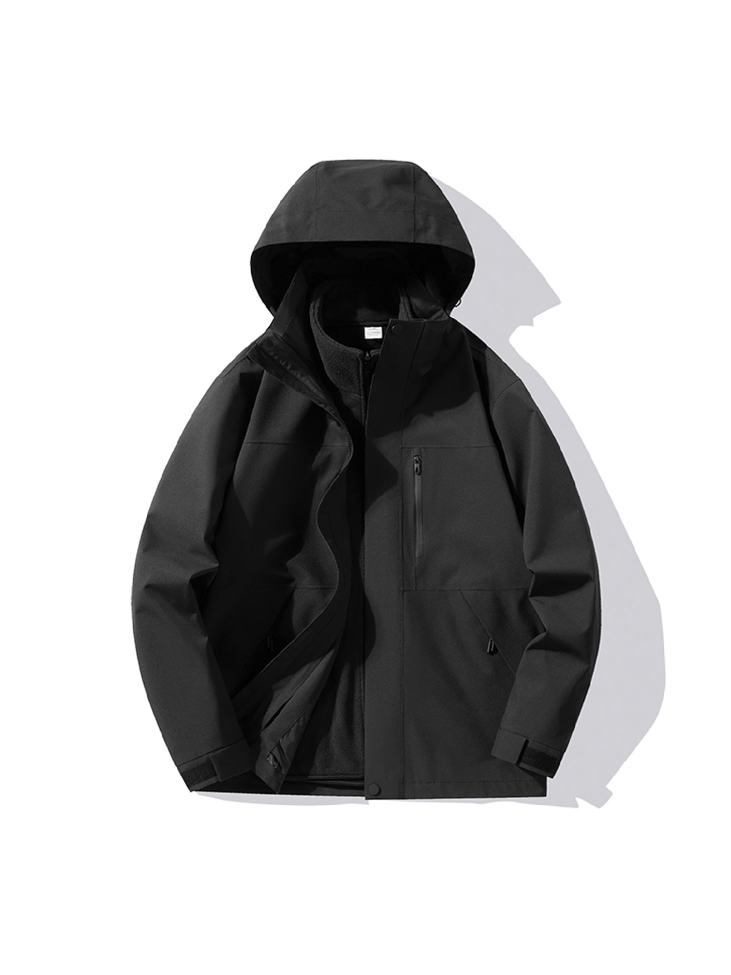 Layered Shield Hood Jacket