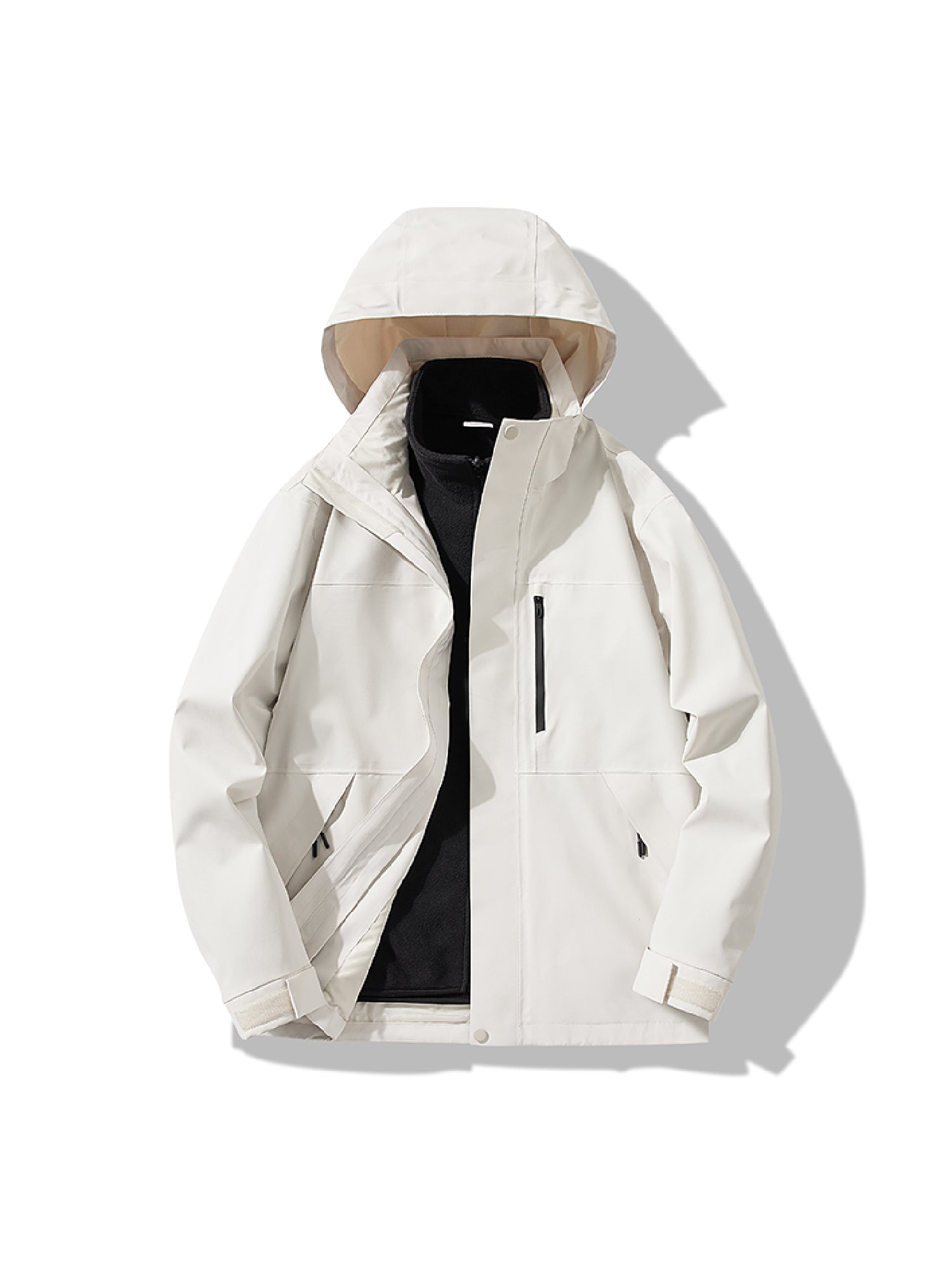 Layered Shield Hood Jacket