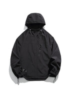 Minimal Hooded Wind Jacket