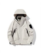 Detachable Hood Utility Shell Jacket