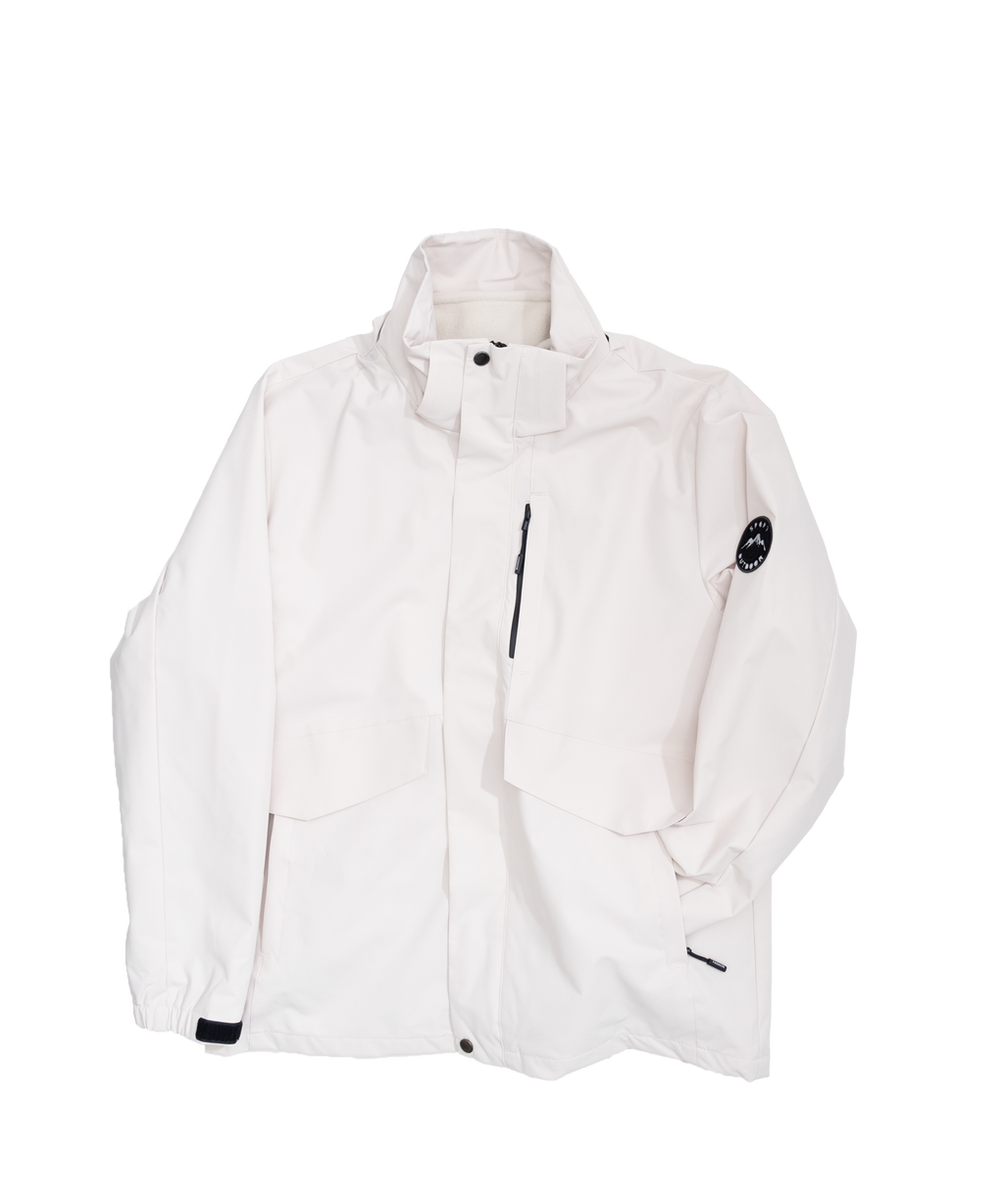 Minimal hooded jacket