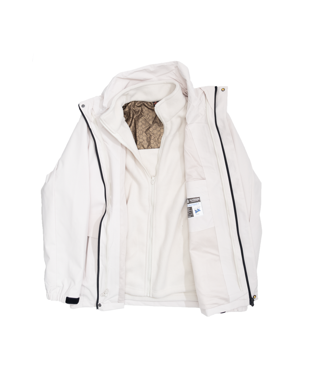Minimal hooded jacket