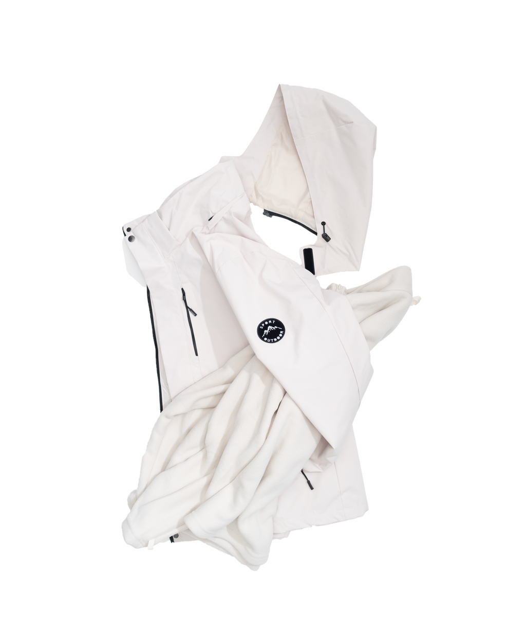 Minimal hooded jacket