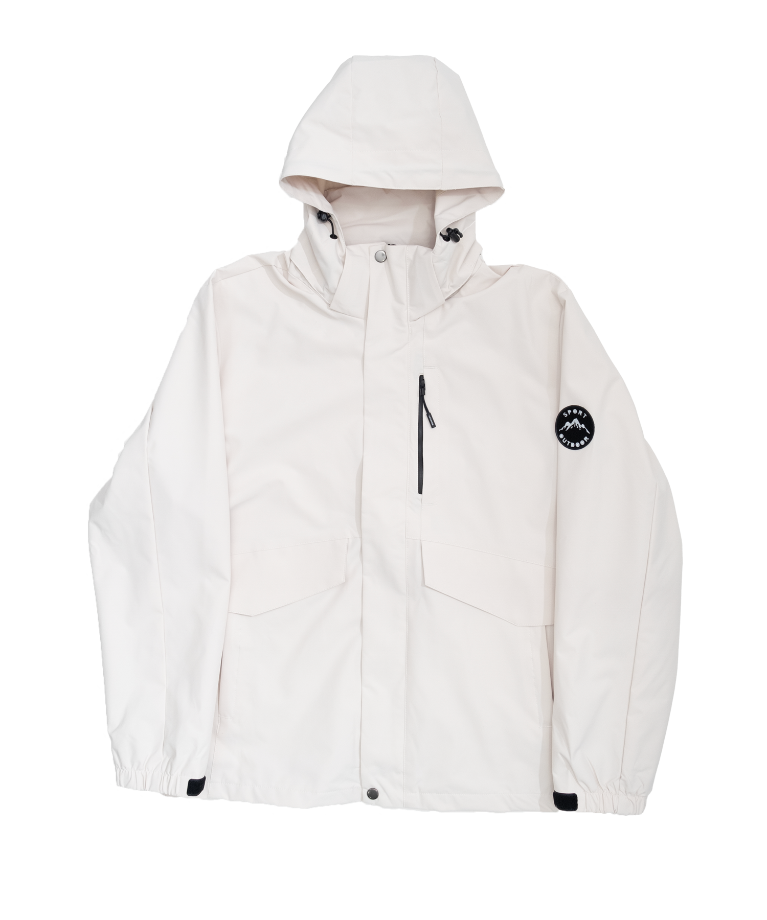 Minimal hooded jacket