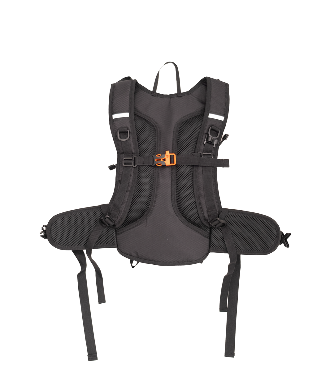 Mobile pockets mesh backpack