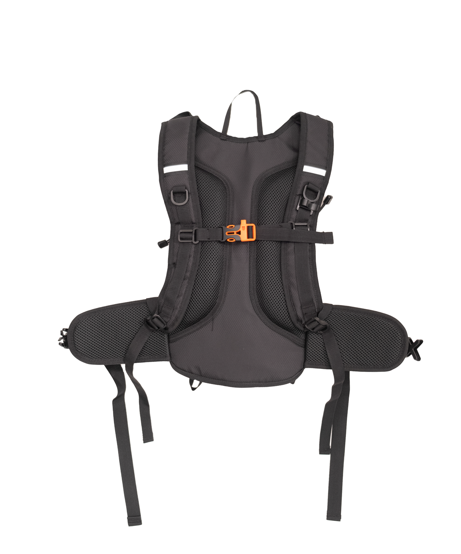 Mobile pockets mesh backpack