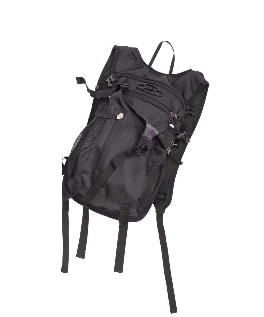 Mobile pockets mesh backpack