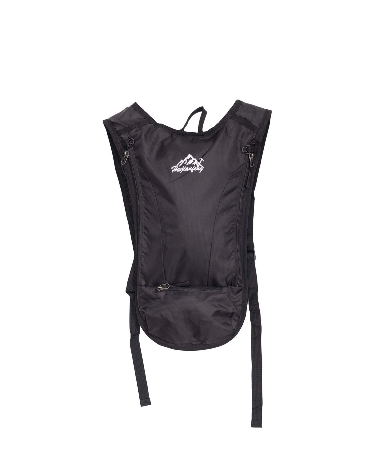 Training side zipper backpack
