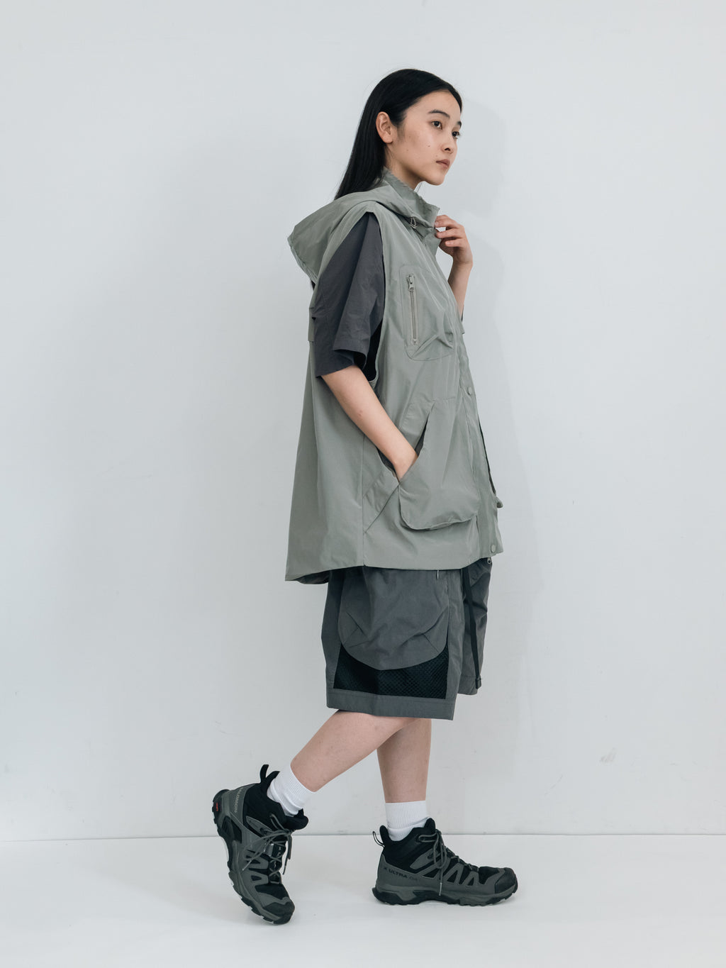 Mesh Pocket Tactical Shorts Pants