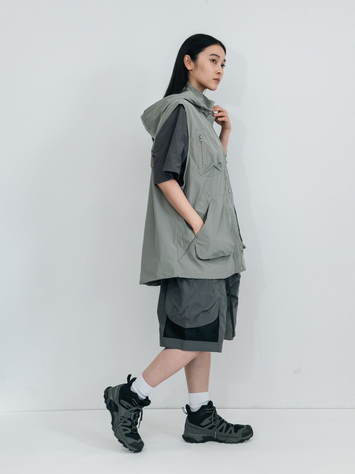 Mesh Pocket Tactical Shorts Pants