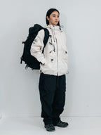 Drawstring spring nylon jacket