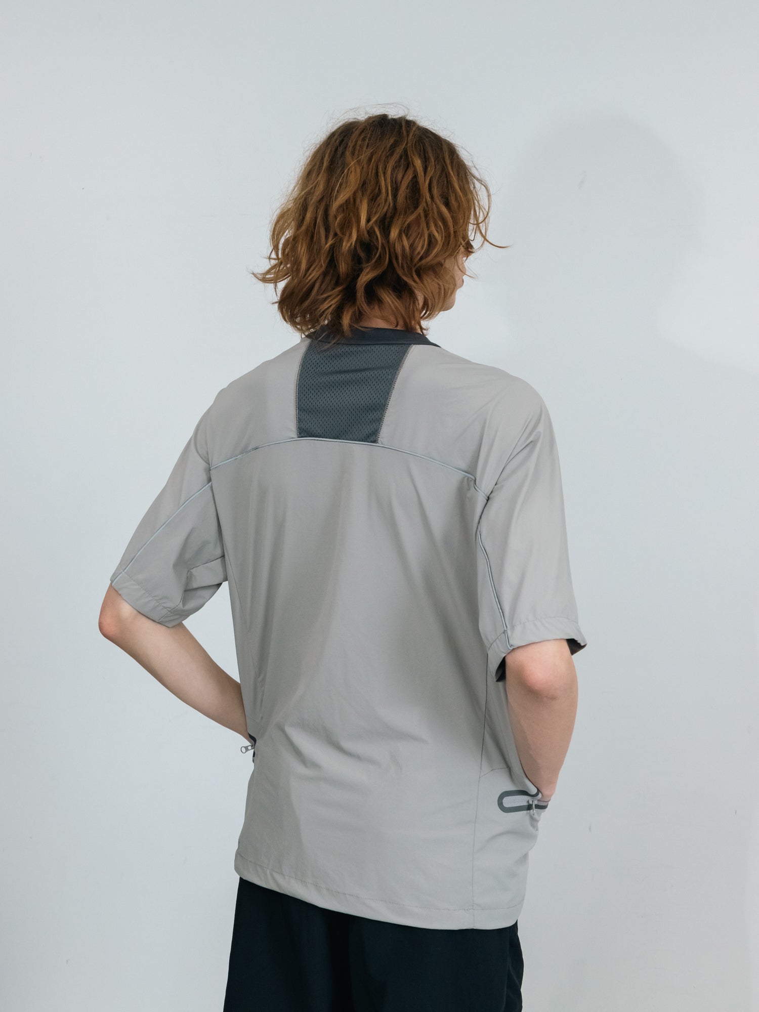Mesh Panel Utility Half Sleeve