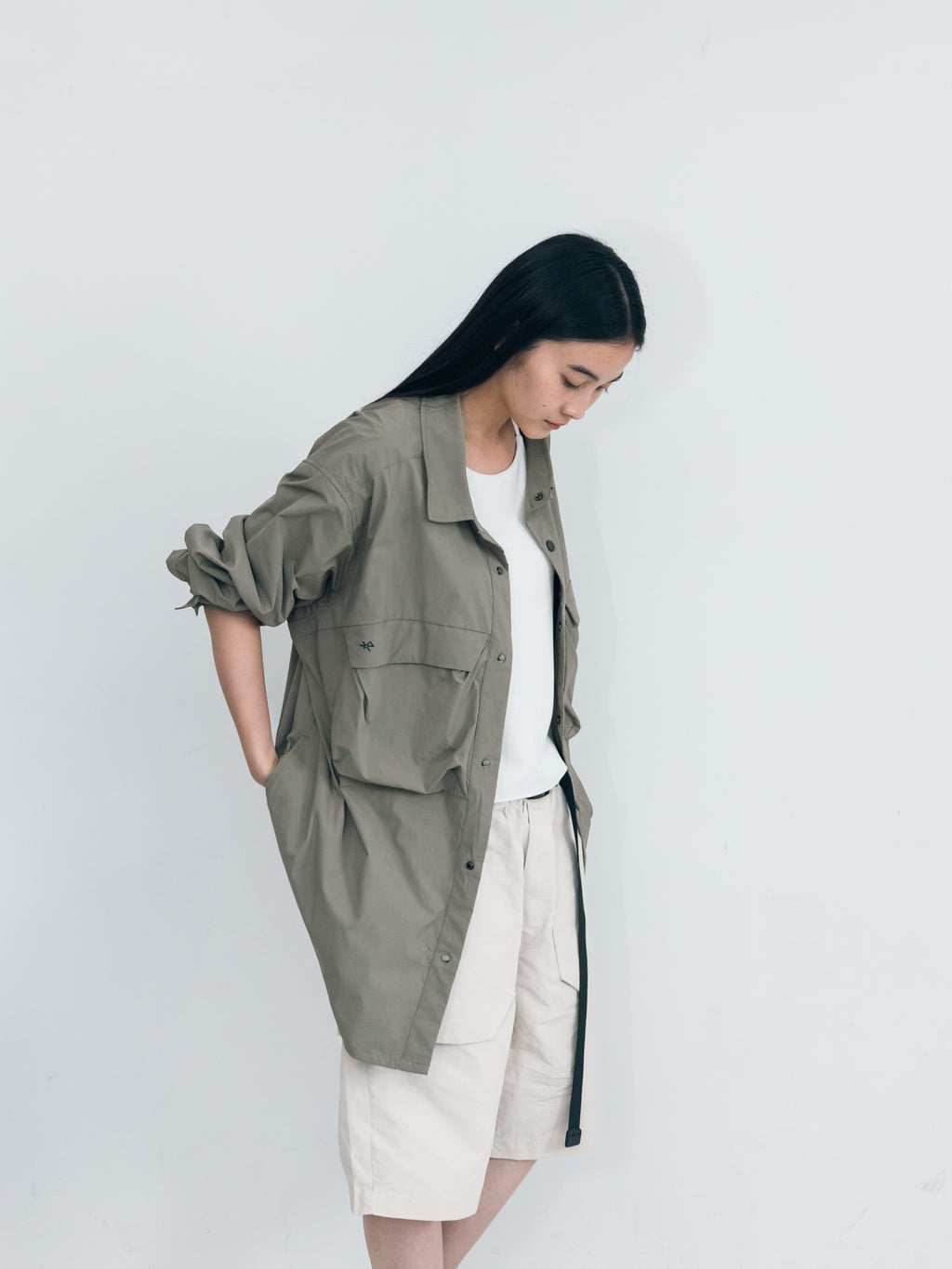Belted Utility Shorts Pants