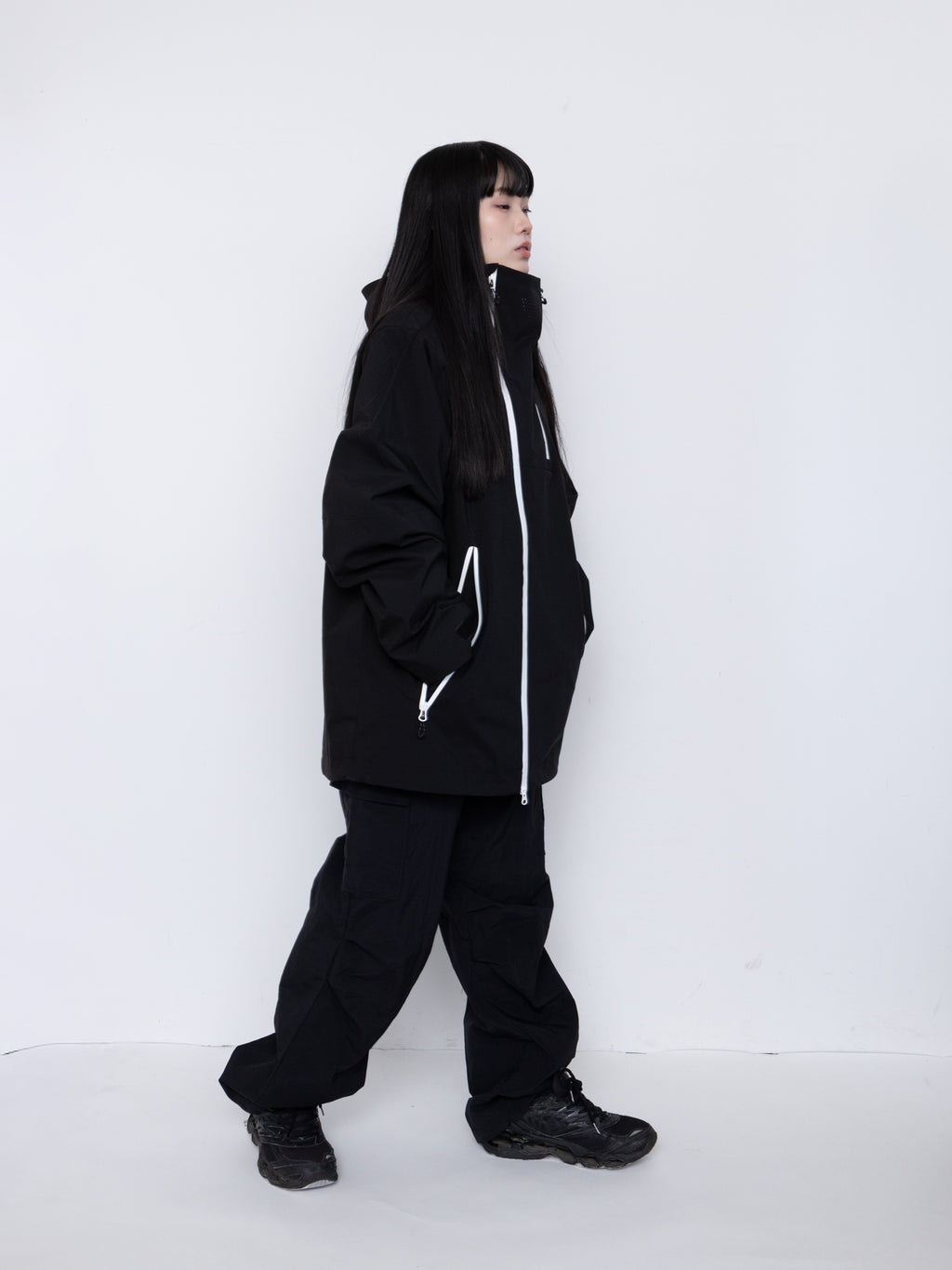 Block Utility Hood Jacket
