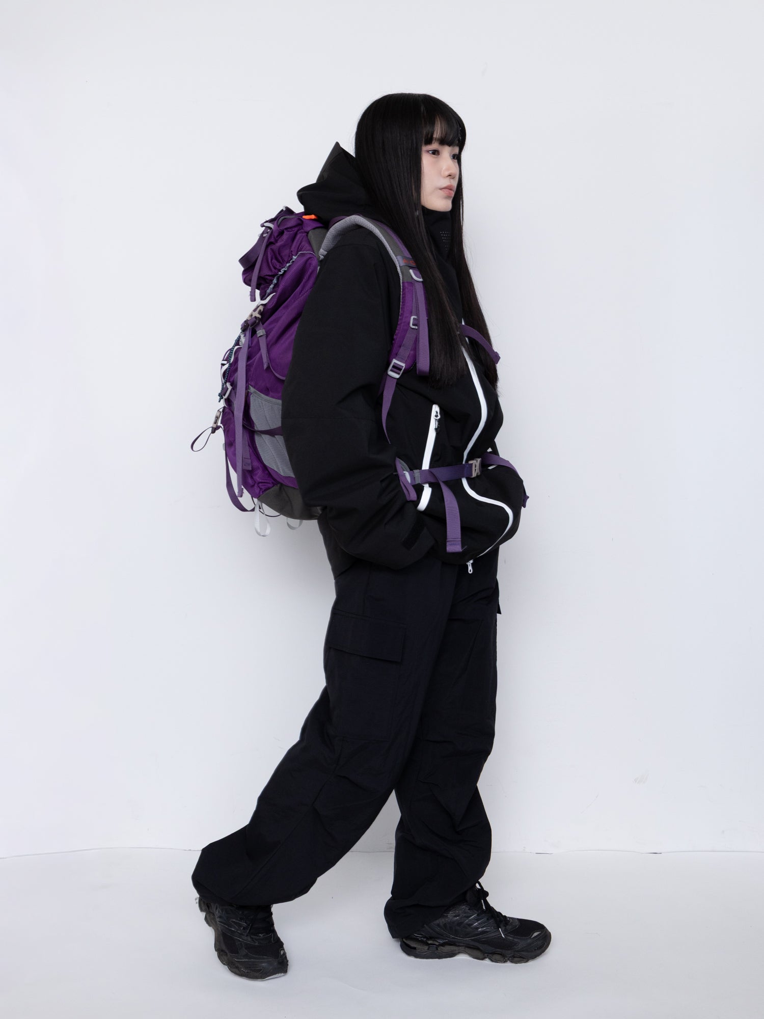 Block Utility Hood Jacket