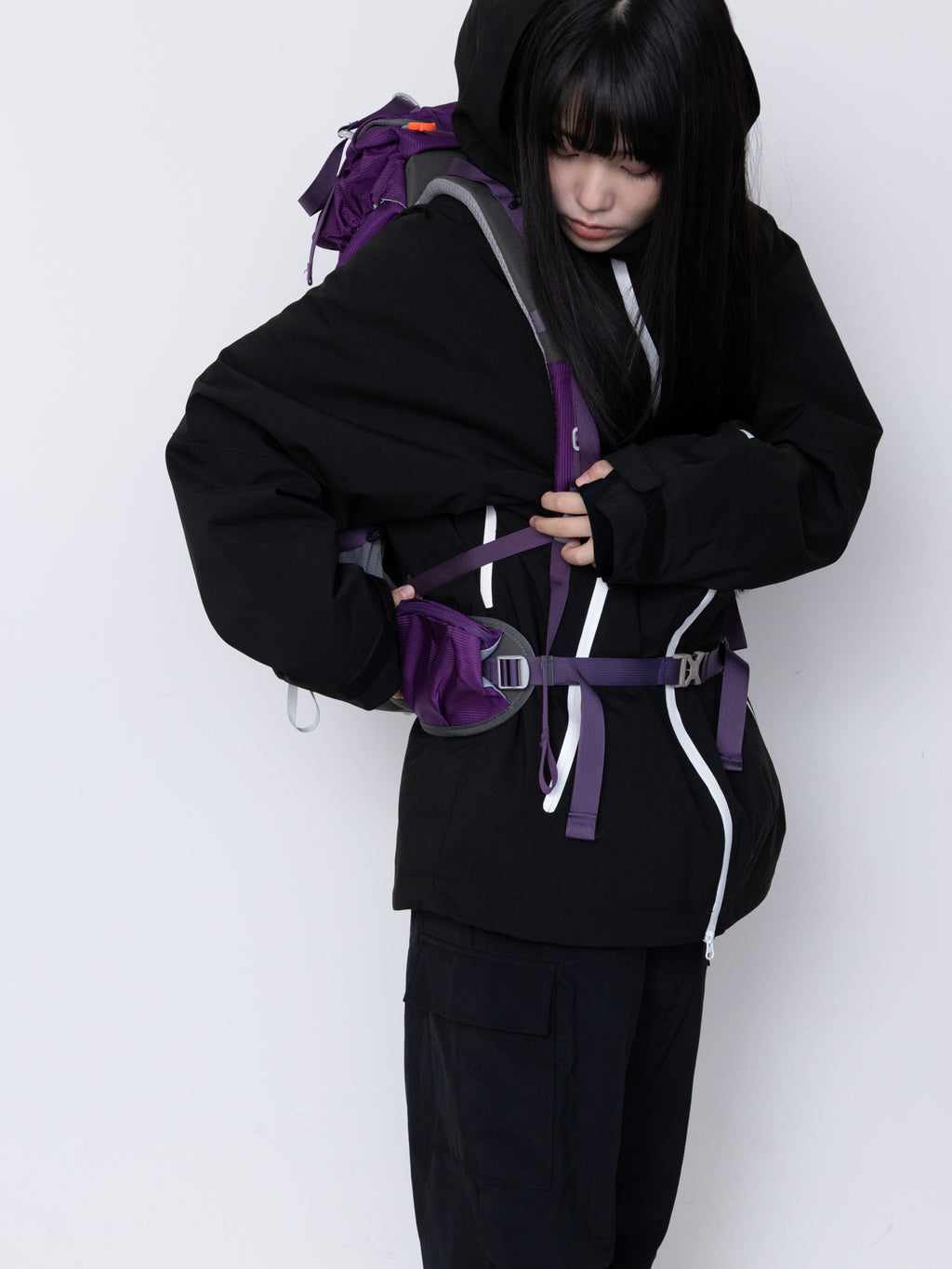 Block Utility Hood Jacket