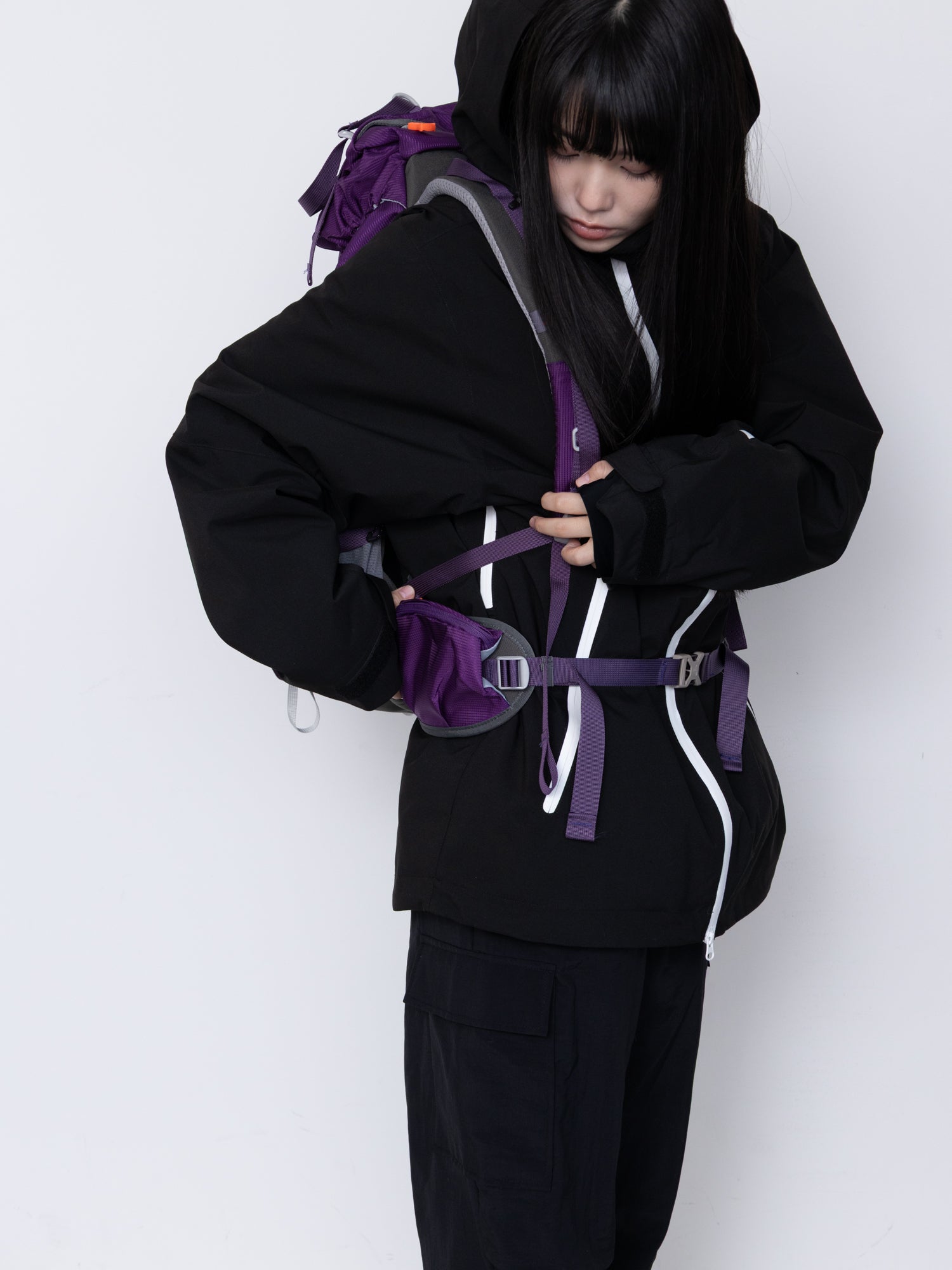 Block Utility Hood Jacket