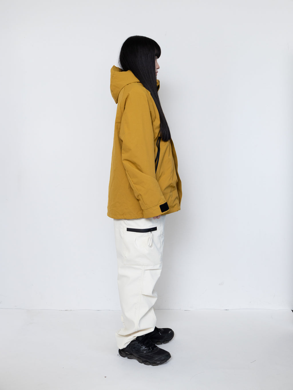 Detachable Hood Utility Shell Jacket