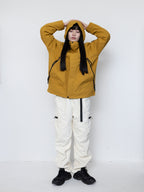 Detachable Hood Utility Shell Jacket