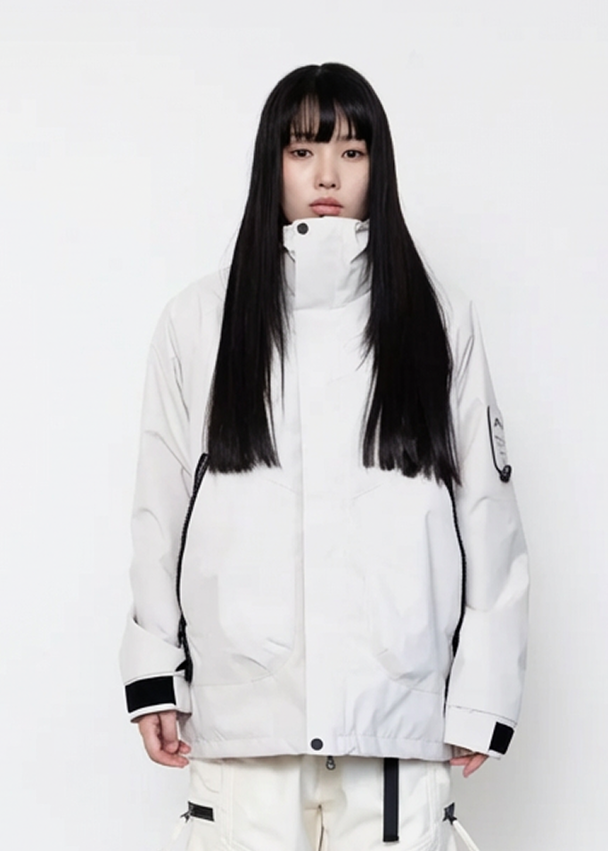 Detachable Hood Utility Shell Jacket