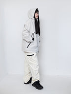 Detachable Hood Utility Shell Jacket