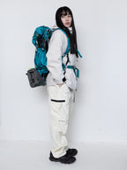 Detachable Hood Utility Shell Jacket