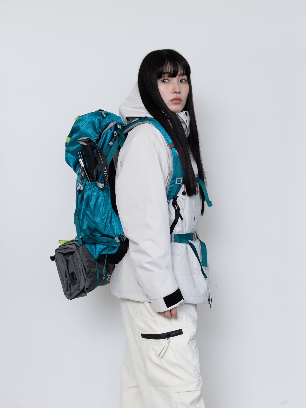 Detachable Hood Utility Shell Jacket