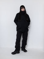 Detachable Hood Utility Shell Jacket