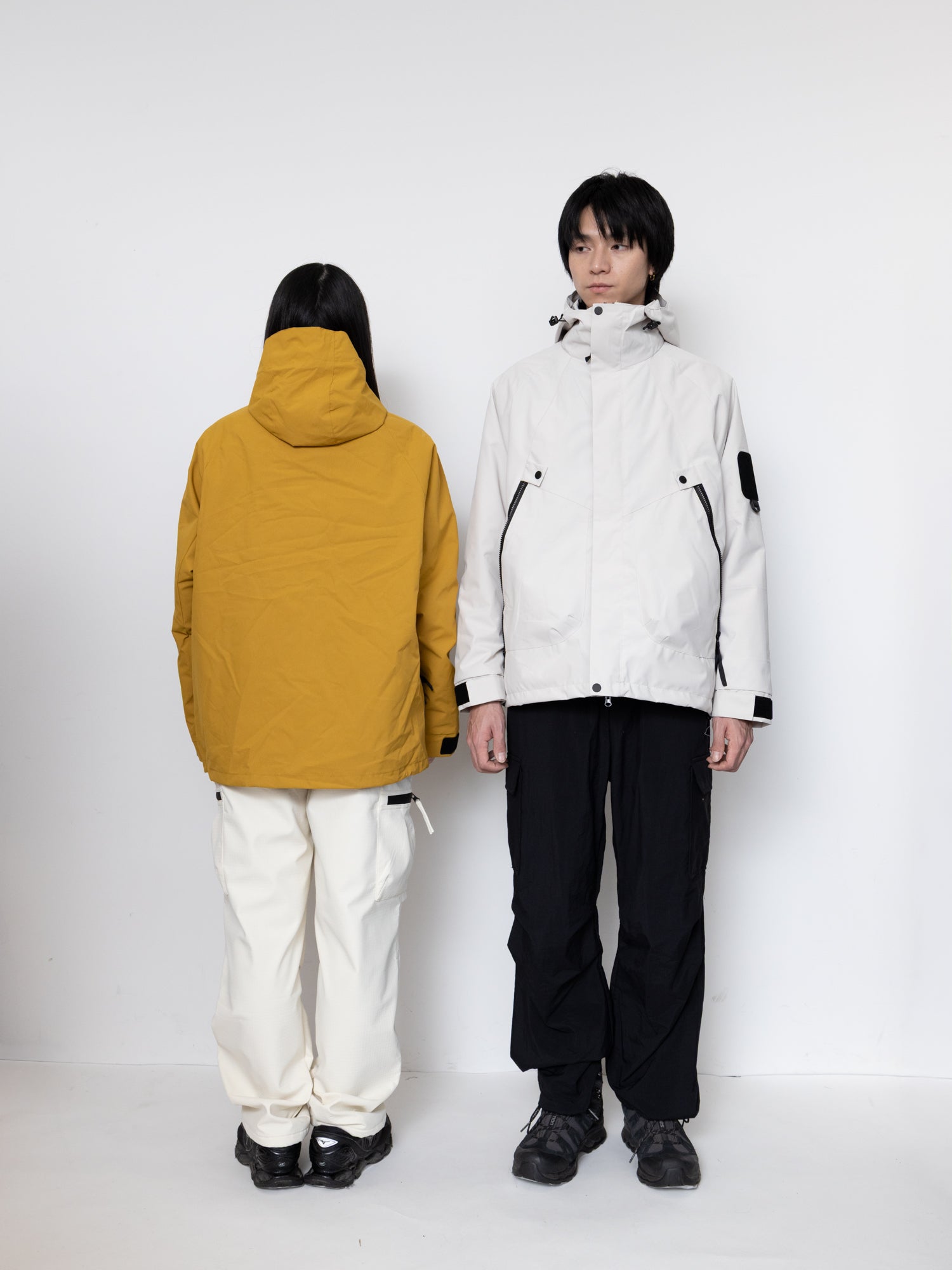 Detachable Hood Utility Shell Jacket
