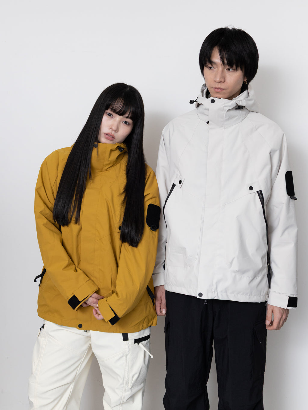 Detachable Hood Utility Shell Jacket