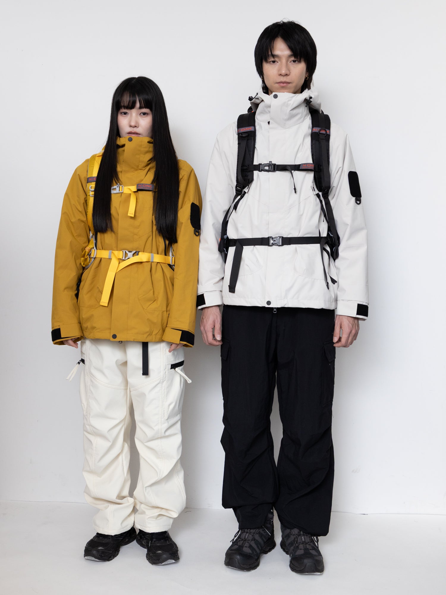 Detachable Hood Utility Shell Jacket