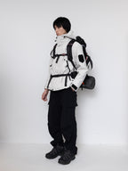 Detachable Hood Utility Shell Jacket