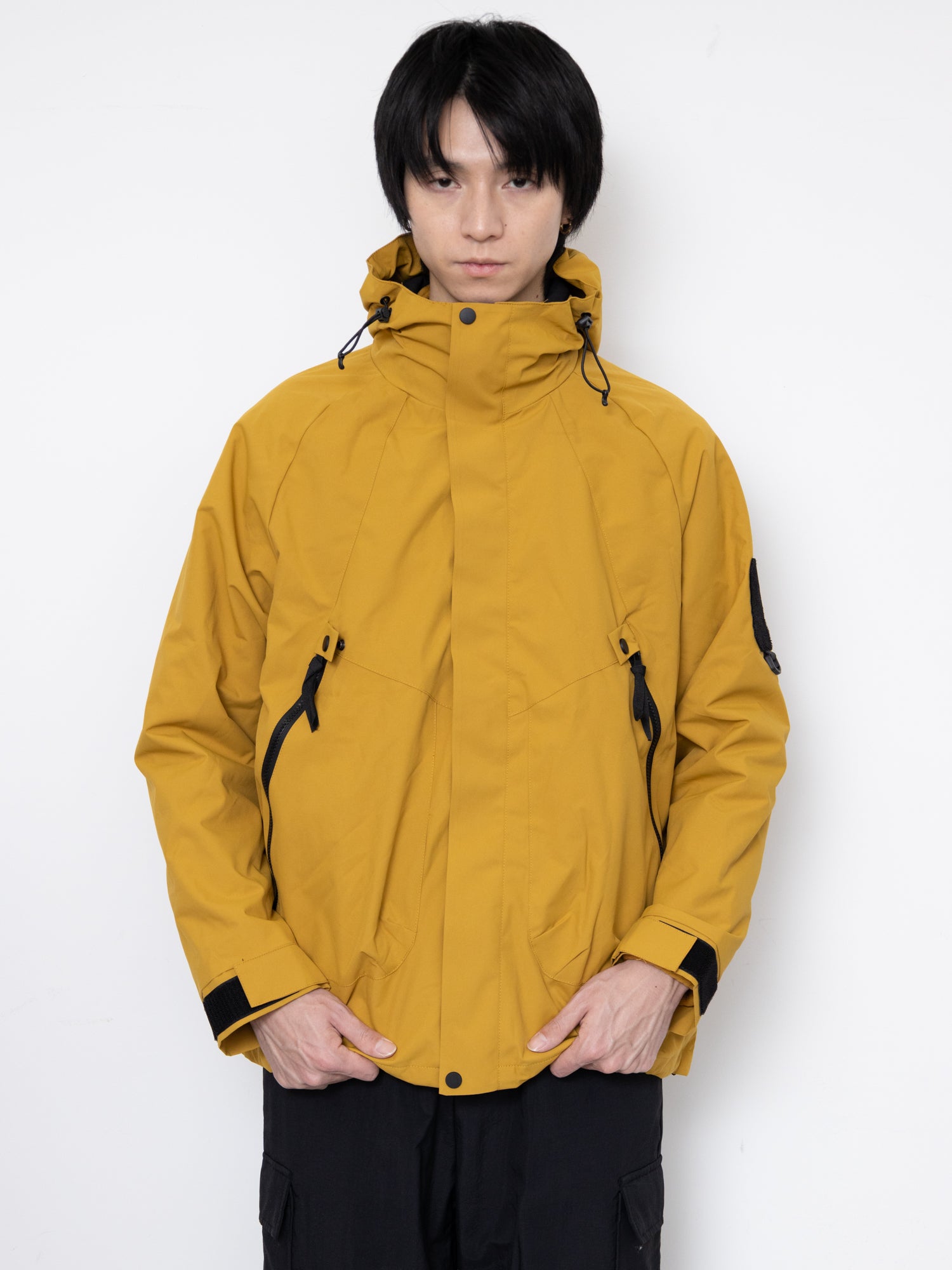 Detachable Hood Utility Shell Jacket