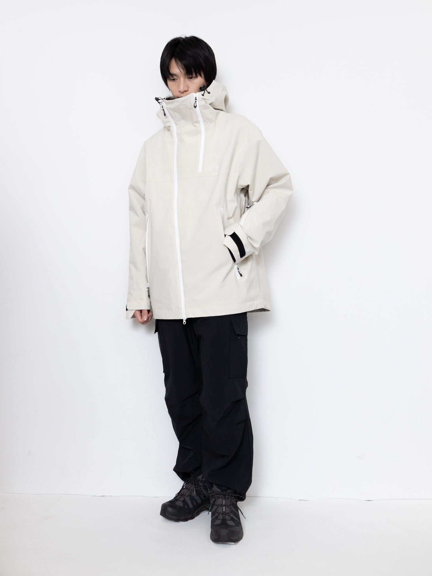 Block Utility Hood Jacket