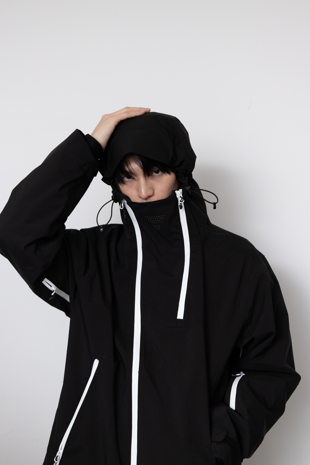 Block Utility Hood Jacket