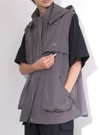 Detachable Hood Utility Vest
