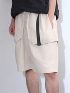 Belted Utility Shorts Pants