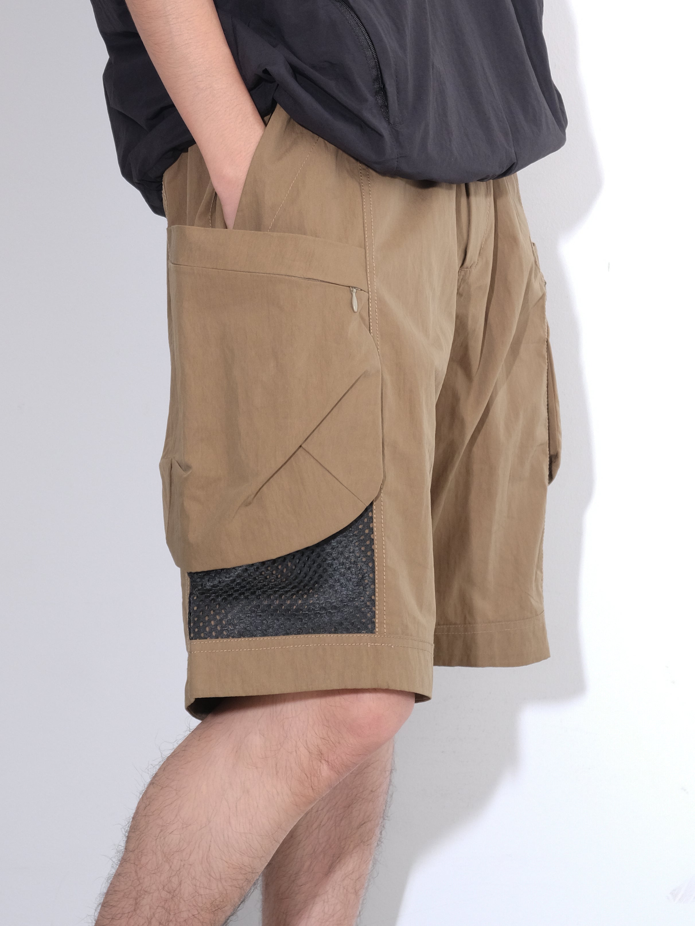 Mesh Pocket Tactical Shorts Pants