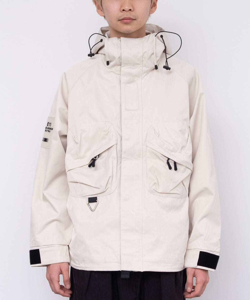 Drawstring spring nylon jacket