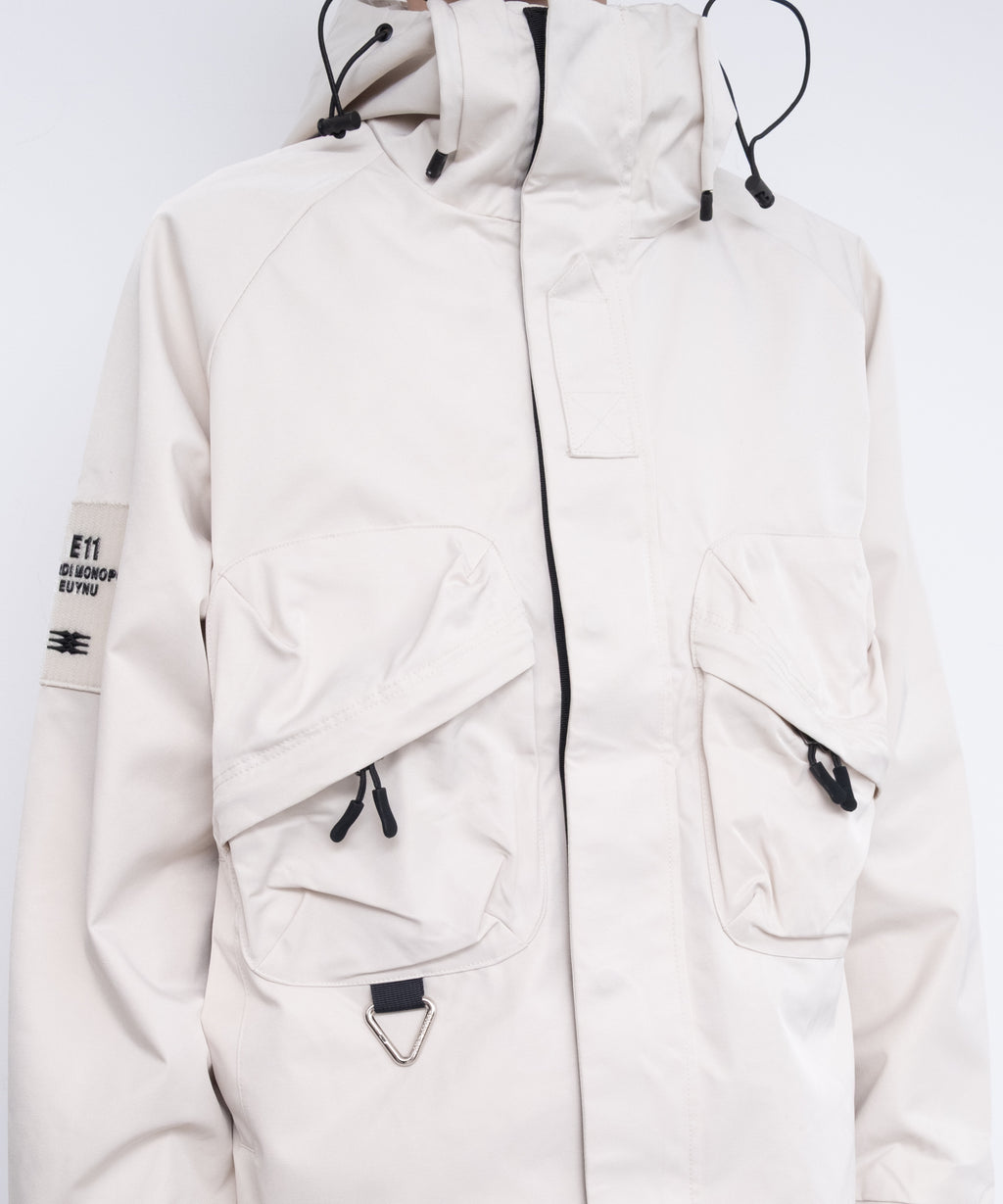 Drawstring spring nylon jacket