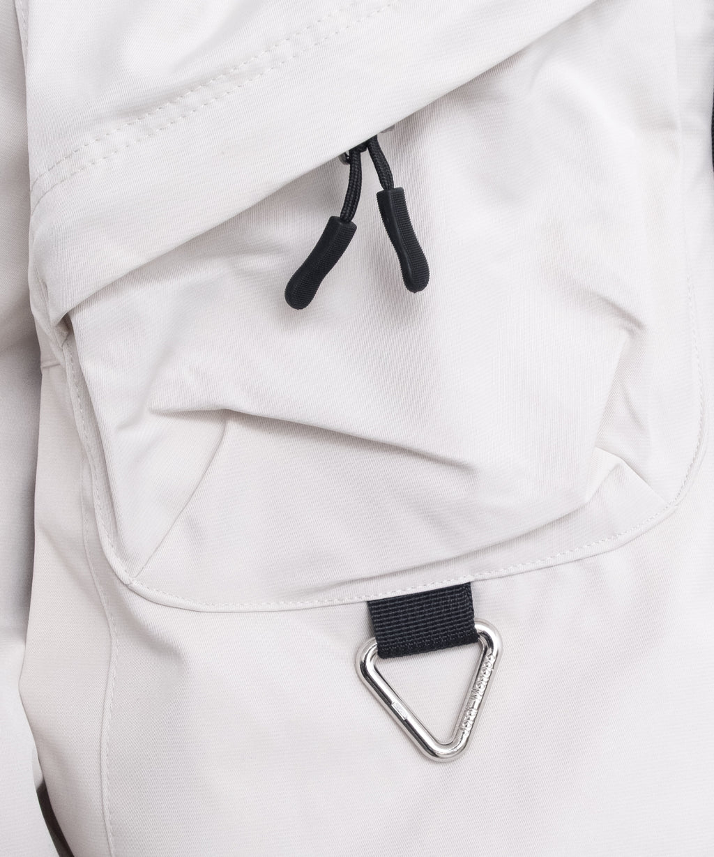 Drawstring spring nylon jacket