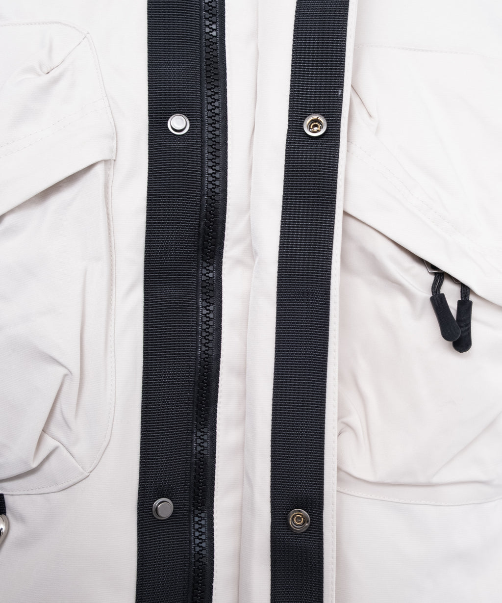 Drawstring spring nylon jacket