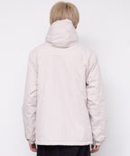 Asymmetry 3D hooded padded jacket