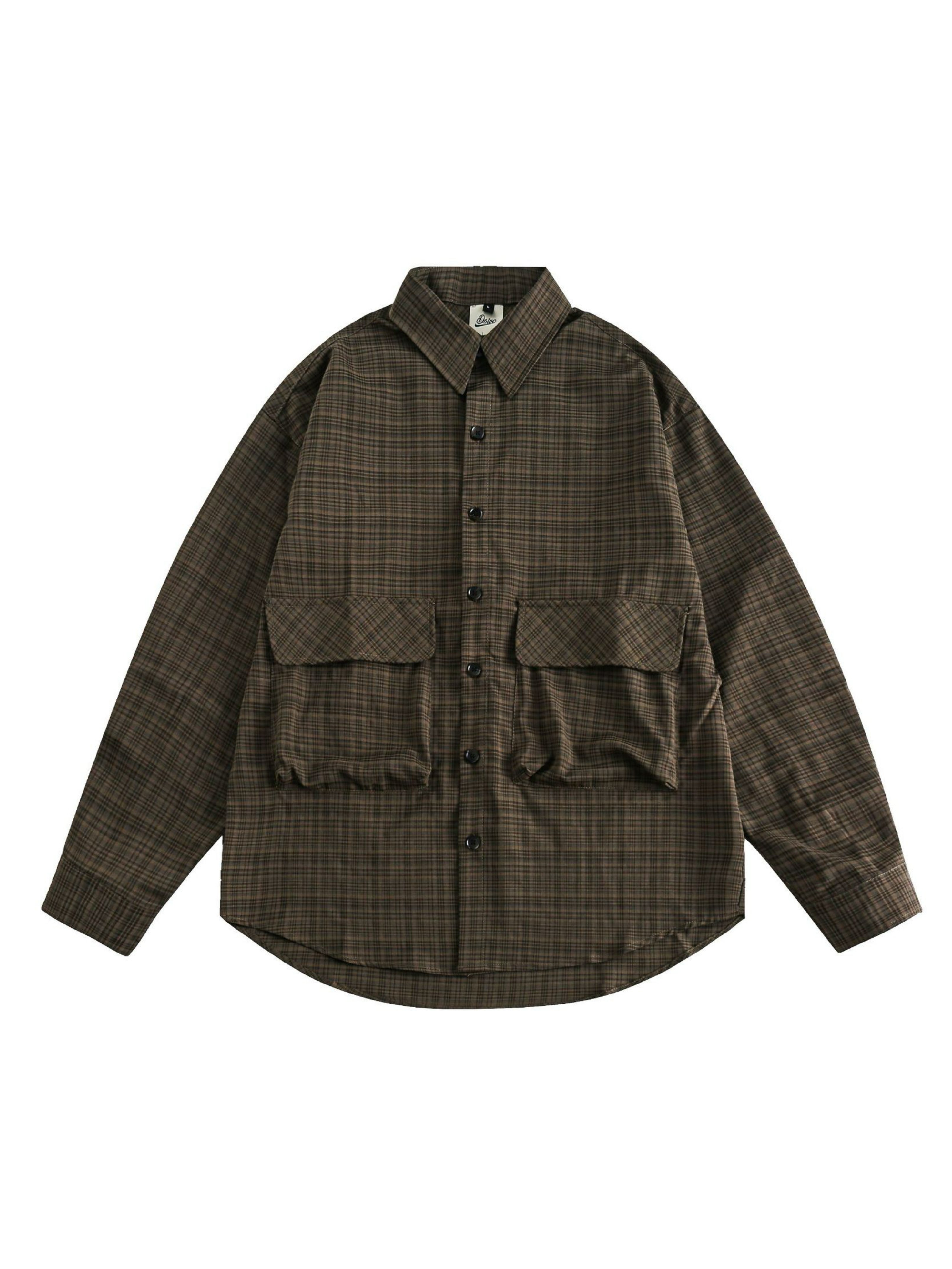 Casual Check Pocket Shirt
