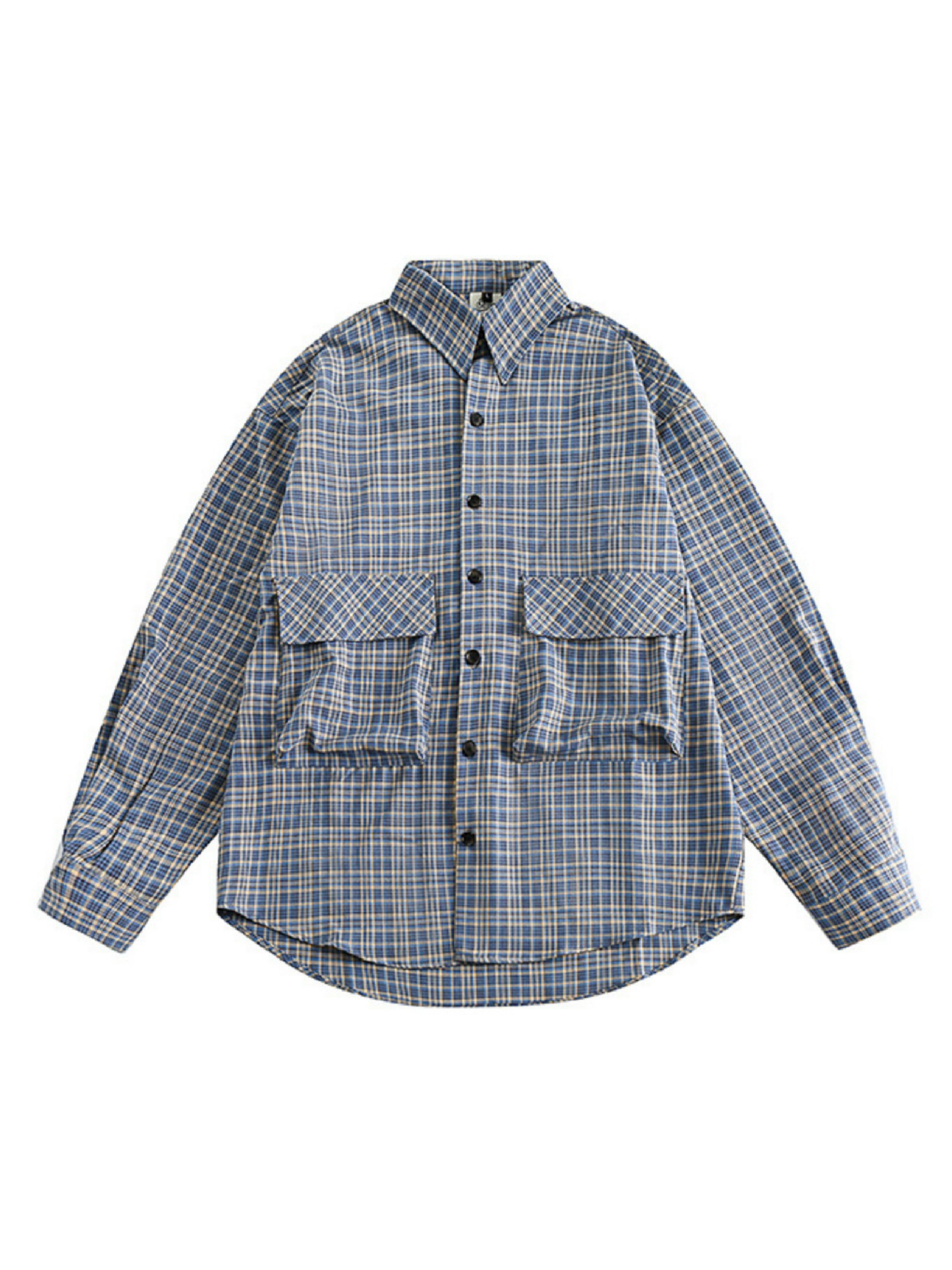 Casual Check Pocket Shirt