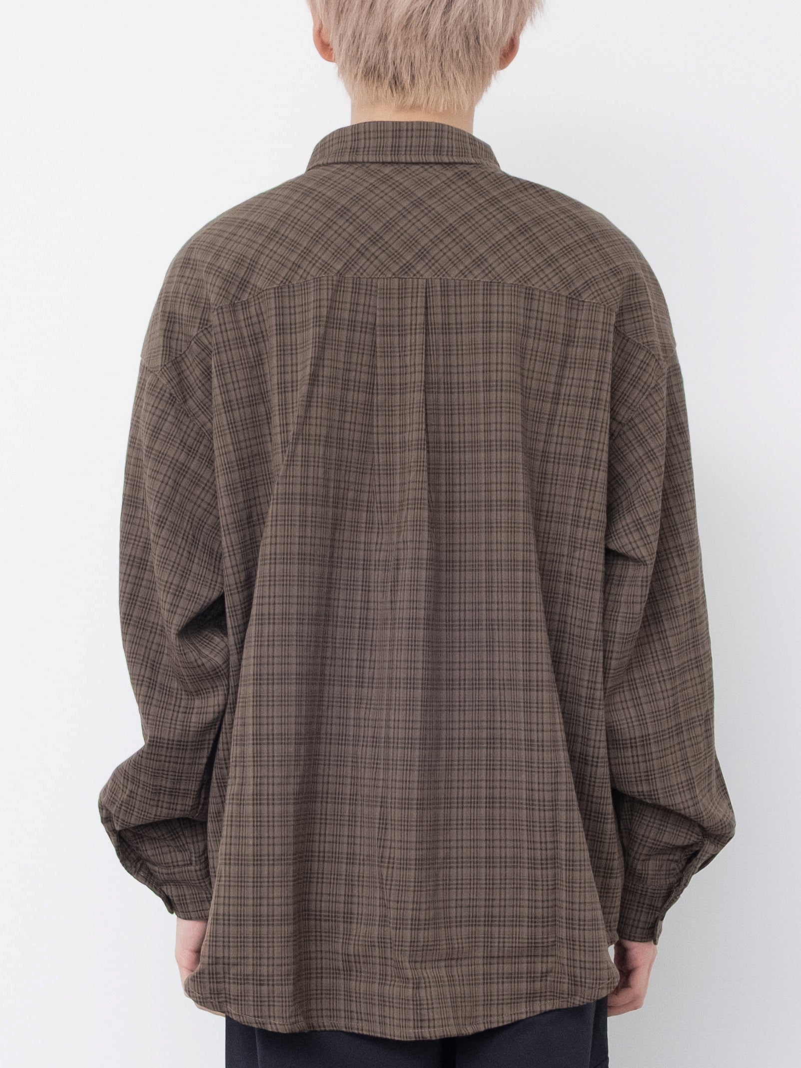 Casual Check Pocket Shirt