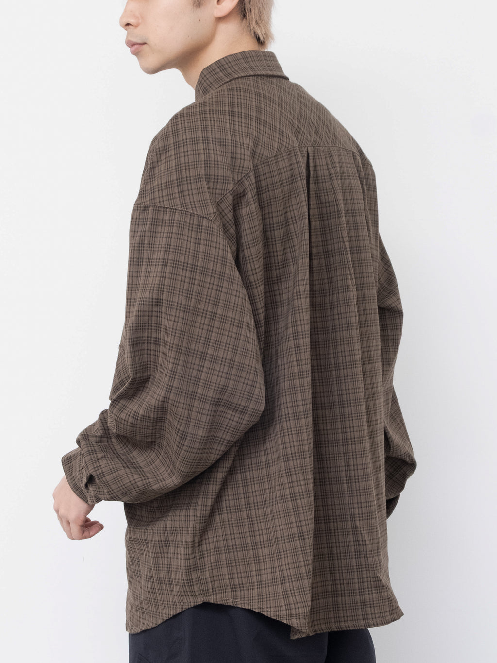 Casual Check Pocket Shirt